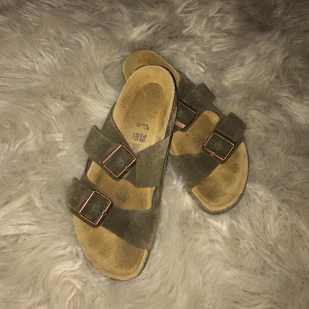 Birkenstock Soft Footbed Suede brown sandals